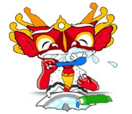 Balinese God's Bird Garuda (Red Ver.) sticker #2158535