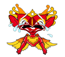 Balinese God's Bird Garuda (Red Ver.) sticker #2158537