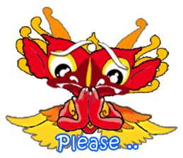 Balinese God's Bird Garuda (Red Ver.) sticker #2158545