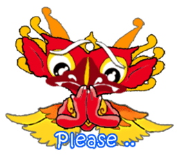 Balinese God's Bird Garuda (Red Ver.) sticker #2158545