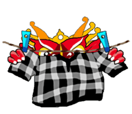 Balinese God's Bird Garuda (Red Ver.) sticker #2158547