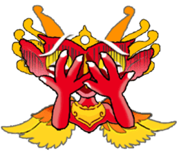Balinese God's Bird Garuda (Red Ver.) sticker #2158549