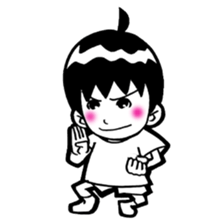 Boy (he is a 5-year-old son) sticker #2158677