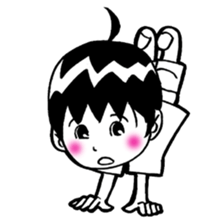 Boy (he is a 5-year-old son) sticker #2158679