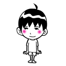 Boy (he is a 5-year-old son) sticker #2158681