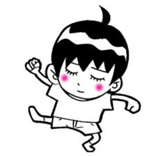 Boy (he is a 5-year-old son) sticker #2158684