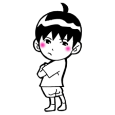 Boy (he is a 5-year-old son) sticker #2158685