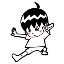 Boy (he is a 5-year-old son) sticker #2158687