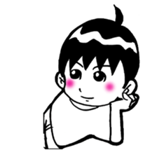 Boy (he is a 5-year-old son) sticker #2158696