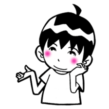 Boy (he is a 5-year-old son) sticker #2158700