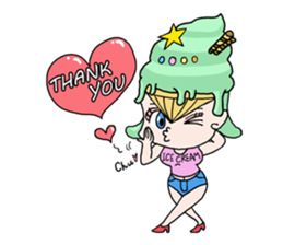 miss  ice cream sticker #2159032