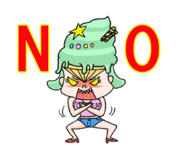 miss ice cream sticker #2159034