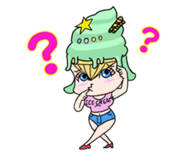 miss  ice cream sticker #2159036