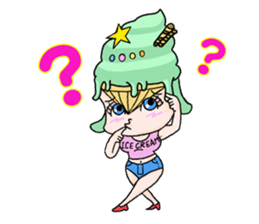 miss ice cream sticker #2159036