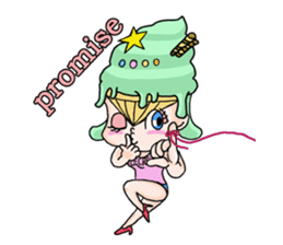 miss ice cream sticker #2159039