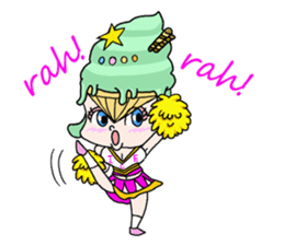 miss ice cream sticker #2159040