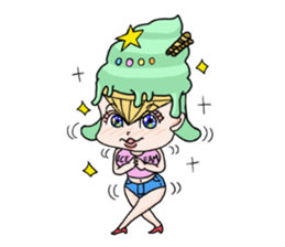 miss  ice cream sticker #2159043