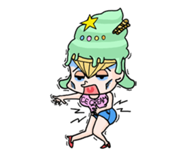 miss  ice cream sticker #2159045