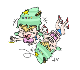 miss ice cream sticker #2159047