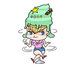 miss  ice cream sticker #2159048