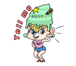 miss  ice cream sticker #2159049