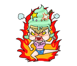 miss ice cream sticker #2159050