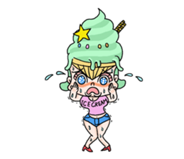 miss  ice cream sticker #2159051
