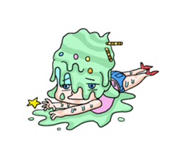 miss  ice cream sticker #2159054