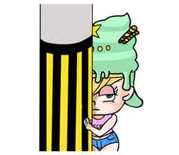 miss  ice cream sticker #2159056