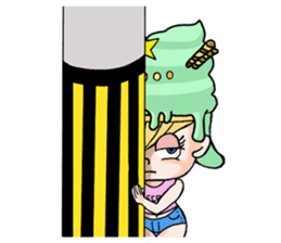 miss ice cream sticker #2159056