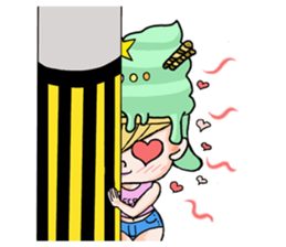 miss  ice cream sticker #2159057