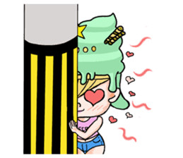 miss ice cream sticker #2159057