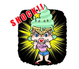 miss  ice cream sticker #2159059