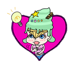 miss  ice cream sticker #2159060