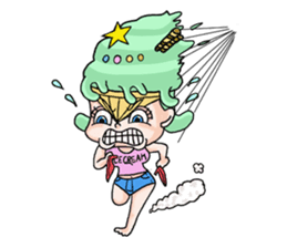 miss ice cream sticker #2159061