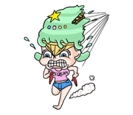 miss  ice cream sticker #2159061