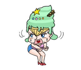 miss  ice cream sticker #2159062