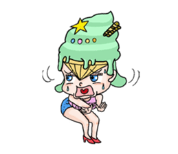 miss ice cream sticker #2159062