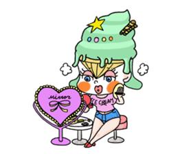 miss  ice cream sticker #2159063