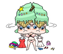 miss ice cream sticker #2159064