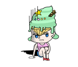 miss  ice cream sticker #2159066