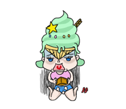 miss  ice cream sticker #2159068