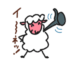 Sheep of New Year's Day for sticker #2159082