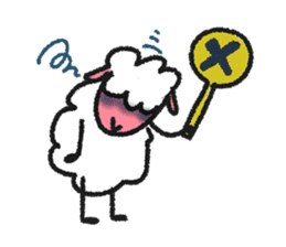 Sheep of New Year's Day for sticker #2159105