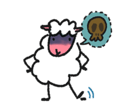Sheep of New Year's Day for sticker #2159106