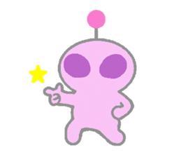 ET~little pink man~ sticker #2160104