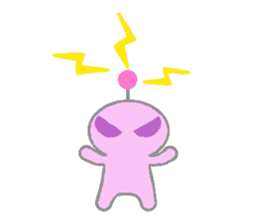 ET~little pink man~ sticker #2160106