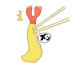 My sweet Fried Shrimp EBIFURA-San sticker #2160215