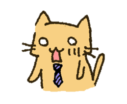 Working Cat "KOMENEKO" sticker #2160260