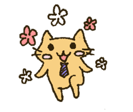 Working Cat "KOMENEKO" sticker #2160262